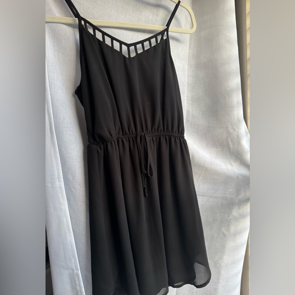 Black Spaghetti Strap Dress